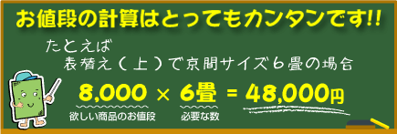畳の計算方法